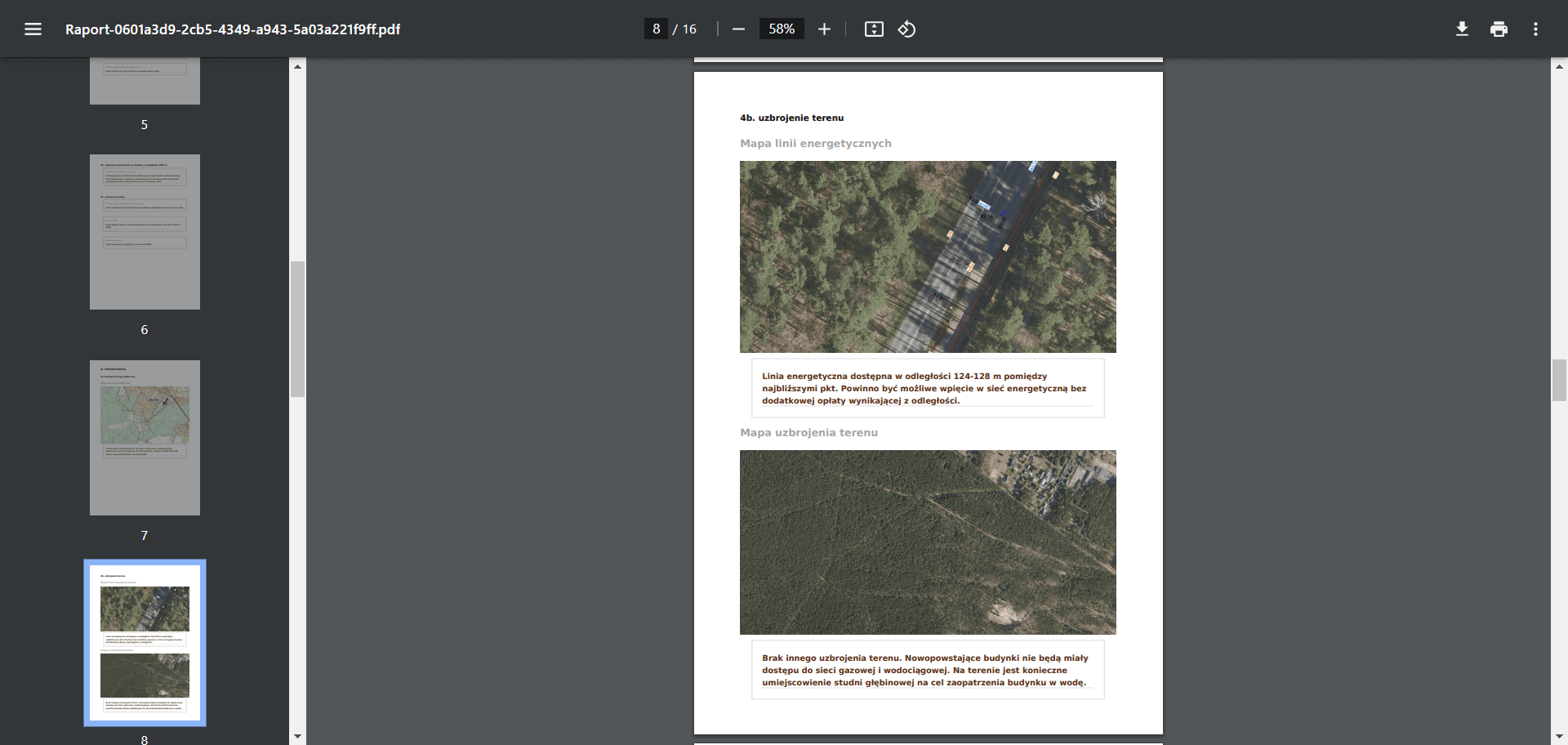 Raport PDF - widok 8